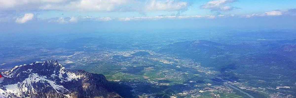 Flugwegposition um 12:27:21: Aufgenommen in der Nähe von Berchtesgadener Land, Deutschland in 2855 Meter